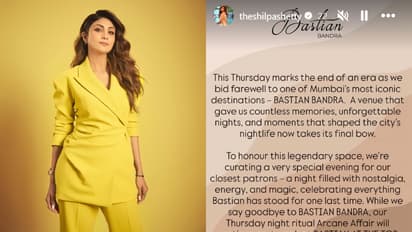 Shilpa Shetty चा Bastian restaurant बंद करण्याचा निर्णय, 60 कोटीच्या गैरप्रकारच्या पार्श्वभूमिवर इन्स्टावर केली घोषणा