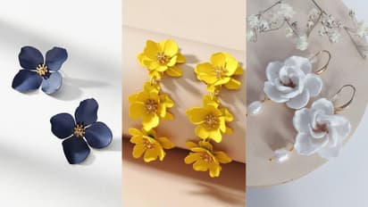 Trendy flower earrings for modern outfits