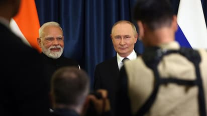 Narendra Modi and Vladimir Putin