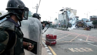 People protest against the Nepal government’s decision to block several social media platforms