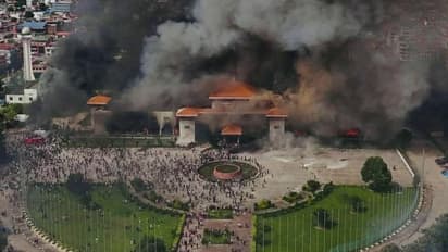 nepal parliament fire 