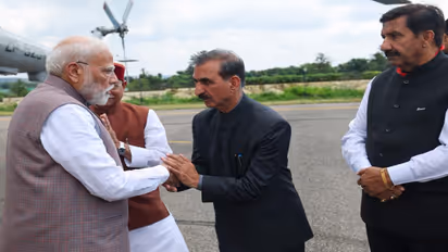 PM Narendra Modi with Himachal Pradesh CM