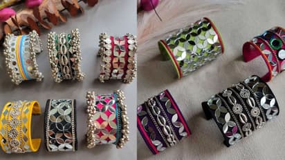 Stylish bracelet design for Navratri garba look