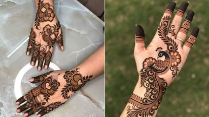 mehndi designs front back hand  latest 2025