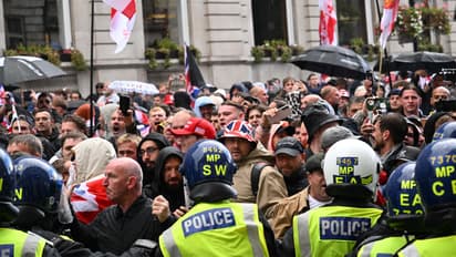 Anti immigration protest 