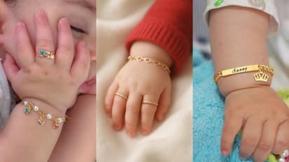 gold bracelet for baby