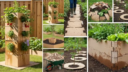 how to reuse cardboard in gardening