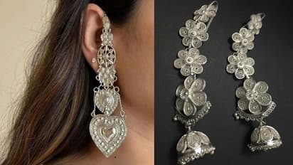 Silver earrings designs
