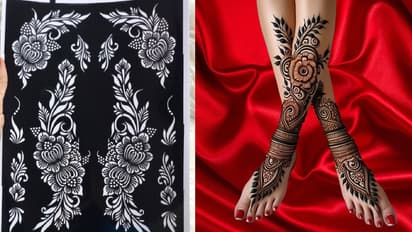 मेहंदी स्टैंसिल स्टीकर