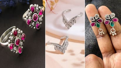 स्टोन वर्क बिछिया डिजाइंस