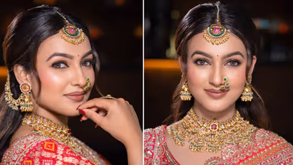 कलरफुल मांगटीका डिजाइन 