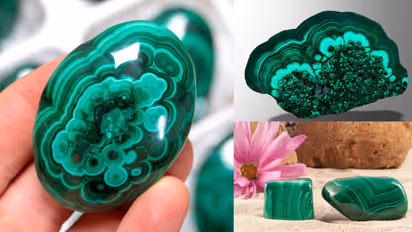 Malachite stone