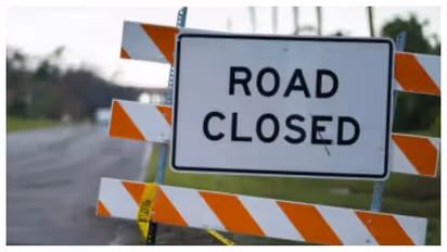 Road closed