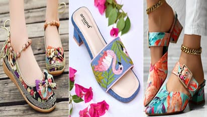 एस्थेटिक प्रिंटेड सैंडल डिजाइंस