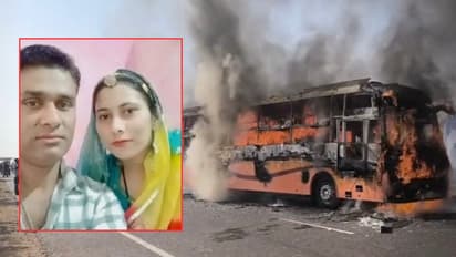 jaisalmer bus accident mahendra meghwal family death diwali tragedy