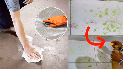 फर्श से पेंट के दाग हटाने की ट्रिक