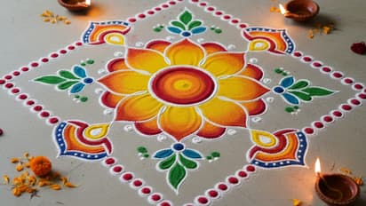 simpal rangoli design 