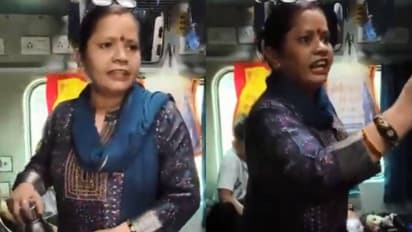 गोड्डा एक्सप्रेस (15090) में लोको पायलट और महिला के बीच टिकट को लेकर बहस।