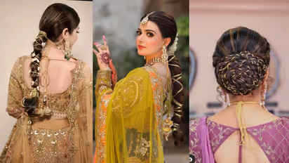 Festive gota patti hair ideas