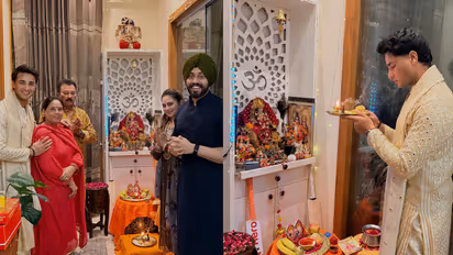 Abhishek Sharma Diwali celebration