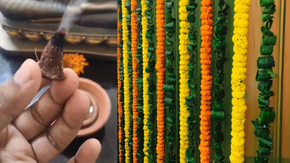 Diwali Pooja Flowers Reuse