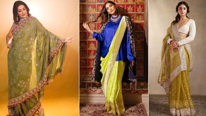 ग्रीन साड़ी डिजाइंस