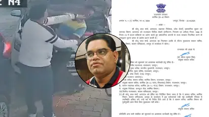 ras officer chhotu lal sharma suspended bhilwara petrol pump controversy