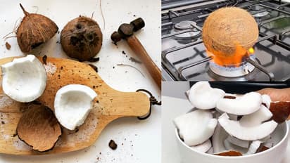 नारियल तोड़ने के घरेलू तरीके