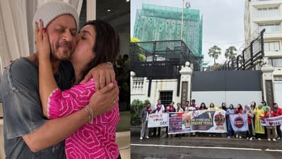 shahrukh khan birthday celebration