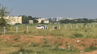 कोयंबटूर एयरपोर्ट के पीछे का एरिया।