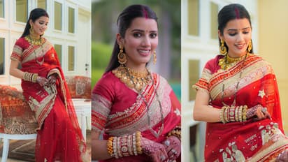 neetu bisht inspired gold plated mangalsutra designs for women