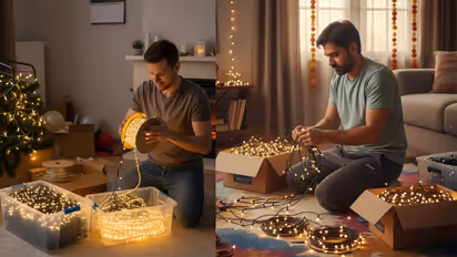 how to store string lights