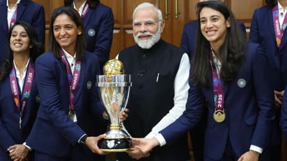 Womens Cricket Team PM Meeting