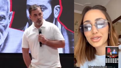 rahul gandhi fake vote claim brazilian model reacts