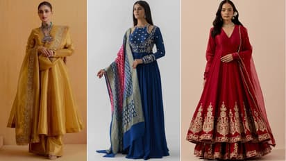 अनारकली कुर्ता-दुपट्टा सेट 