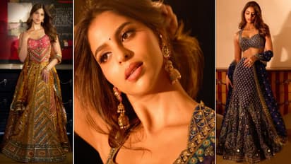 सुहाना खान सितारा लहंगा डिजाइन