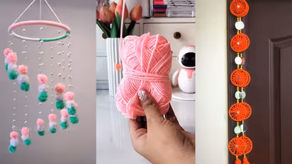 Wool wall hanging DIY