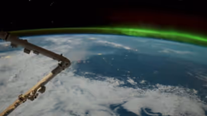 NASA astronaut shares stunning video of northern lights