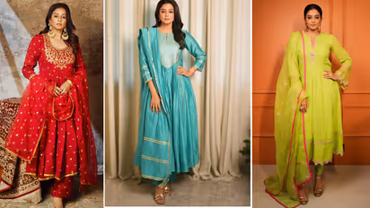 प्रियामणि के दुपट्टा-सूट डिजाइन