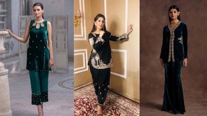 velvet co ord set women