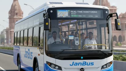 mp janbus government bus service launch