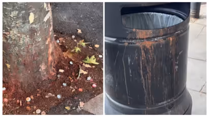 गुटखेबाजों से परेशान लंदनः सड़कों पर सिर्फ लाल धब्बे की सफाई में सालाना खर्च कर रहा 35 लाख