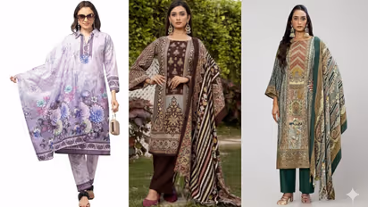 Woolen salwar suit for women