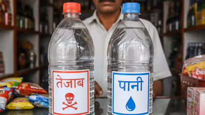 up rampur sanitation workers acid bottle incident