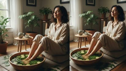 karela and neem foot therapy for good skin