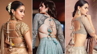 ब्लाउज के स्टाइलिश लटकन डिजाइंस