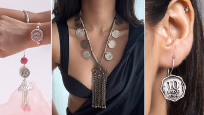 सिल्वर कॉइन ज्वेलरी