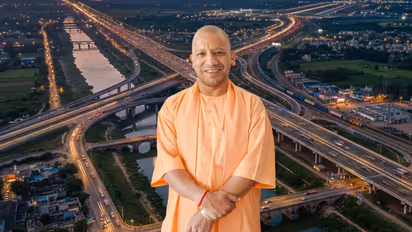 Yogi government viksit uttar pradesh 2047 transport connectivity growth roadmap