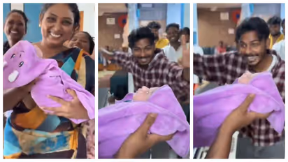 Father dances to celebrate daughters birth