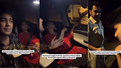 नशे में पति-कार में बैठी गर्भवती पत्नी और दिल्ली पुलिस का दिल जीतने वाला Video Viral